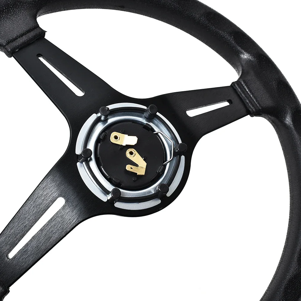 Universal 14 Inch ND PU Auto Racing Steering Wheels Deep Corn Drifting Sport Steering Wheel with ND Logo