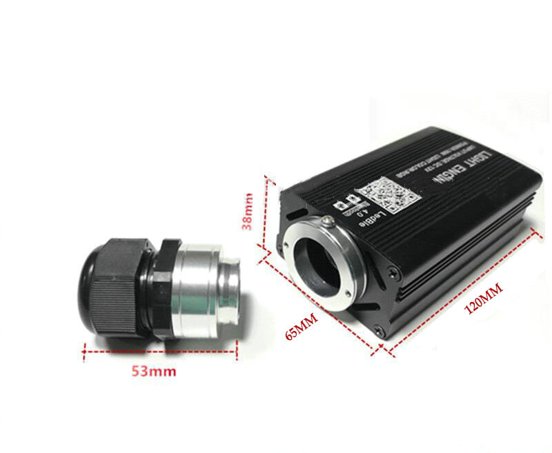 App smart phone Remote controlled Audio Voice control DIY 16W Car Sky Starry Star Light Engine Fiber Optic Home Ceiling Lighting