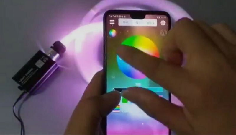 App smart phone Remote controlled Audio Voice control DIY 16W Car Sky Starry Star Light Engine Fiber Optic Home Ceiling Lighting